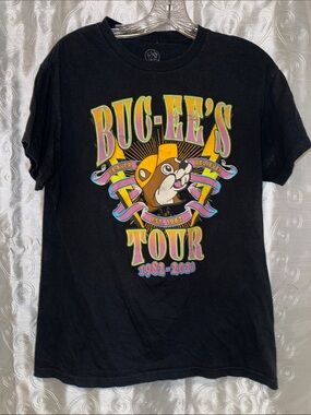 Buc-ee's Beaver Believe Tour Graphic Tee Adult Size Medium 🔥 CL1